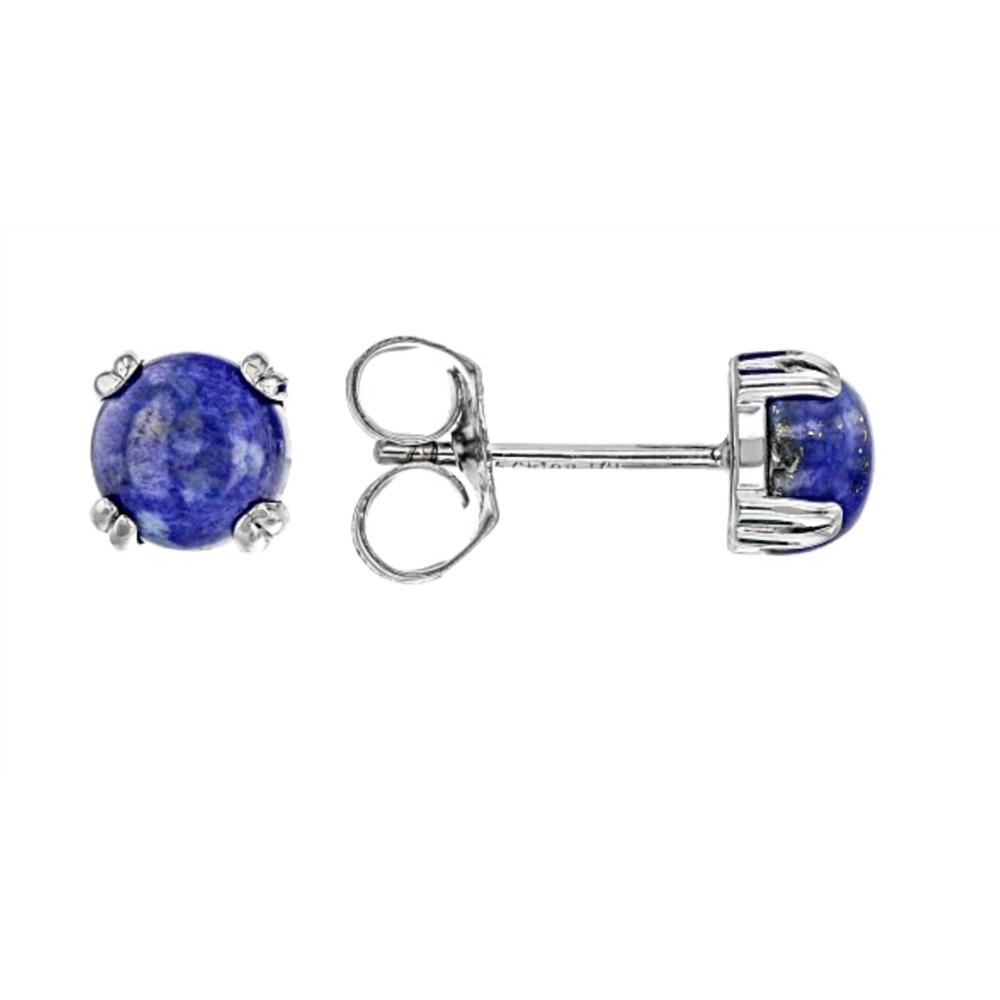 NEW JEWELIT women's stud earrings in lapis